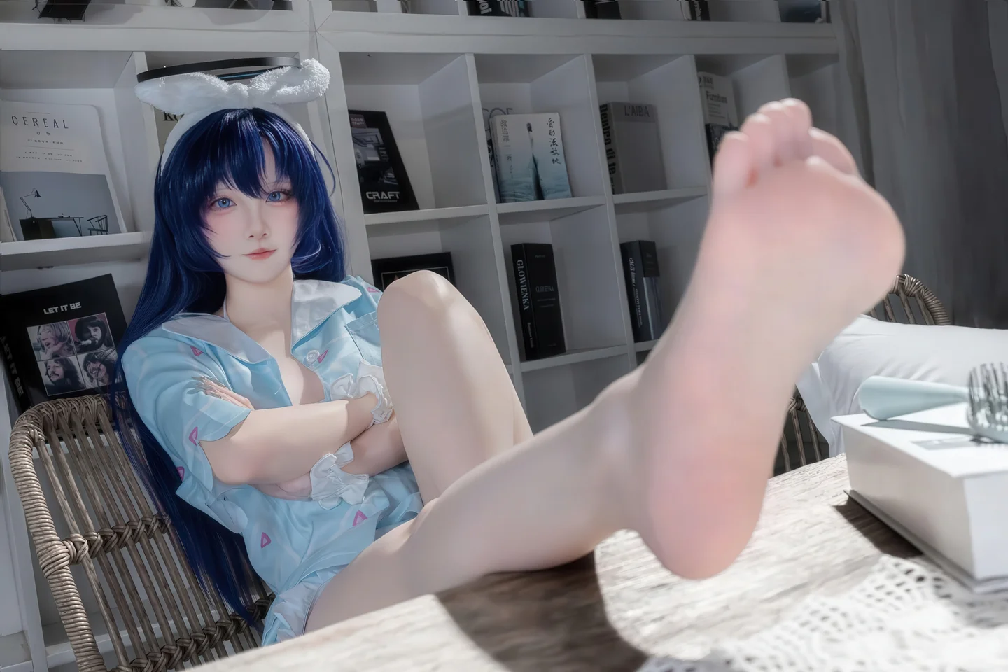 喜欢爱理吗 - No.011 优香睡衣 [35P-125MB] tg@simisebaisi 【丝足阁】016.webp